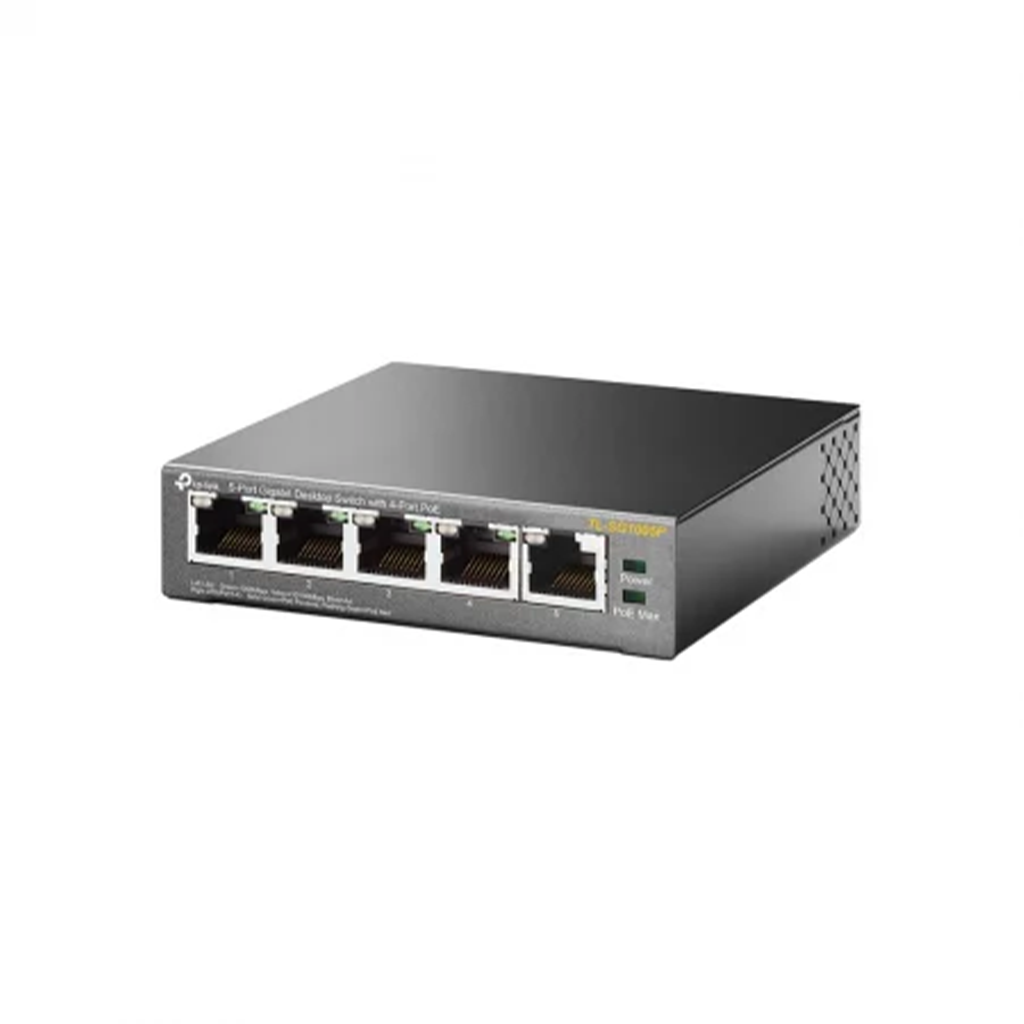 Switch fara management TP-Link Omada TL-SG1005P, 5 porturi, POE