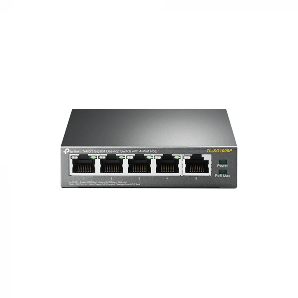 Switch fara management TP-Link Omada TL-SG1005P, 5 porturi, POE