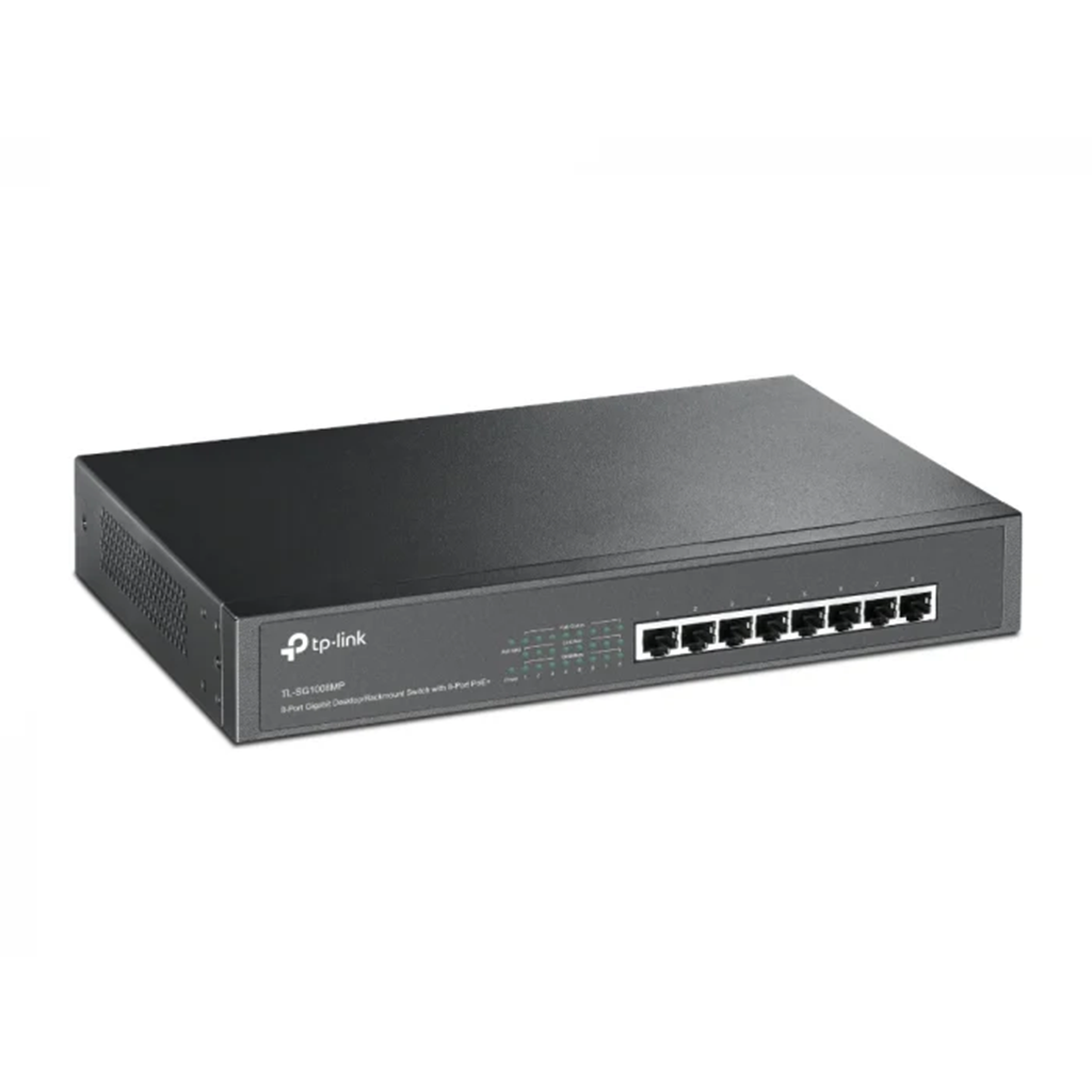 Switch fara management TP-Link Omada TL-SG1008MP, 8 porturi, POE