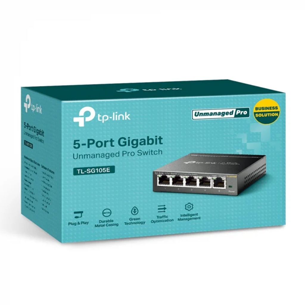 Switch fara management TP-Link Omada TL-SG105E, 5 porturi