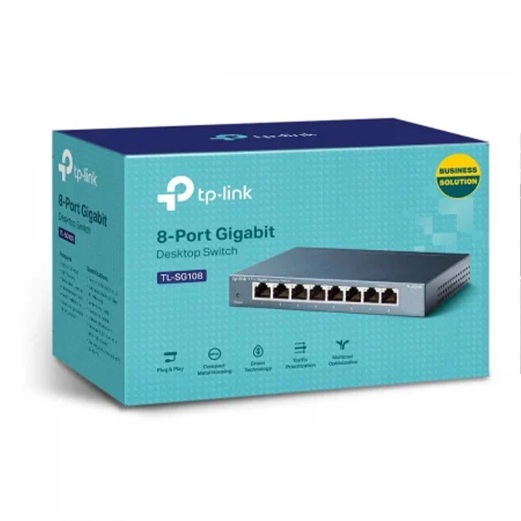 Switch fara management TP-Link TL-SG108, 8 porturi