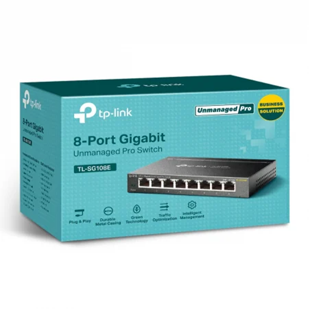 Switch fara management TP-Link TL-SG108E, 8 porturi