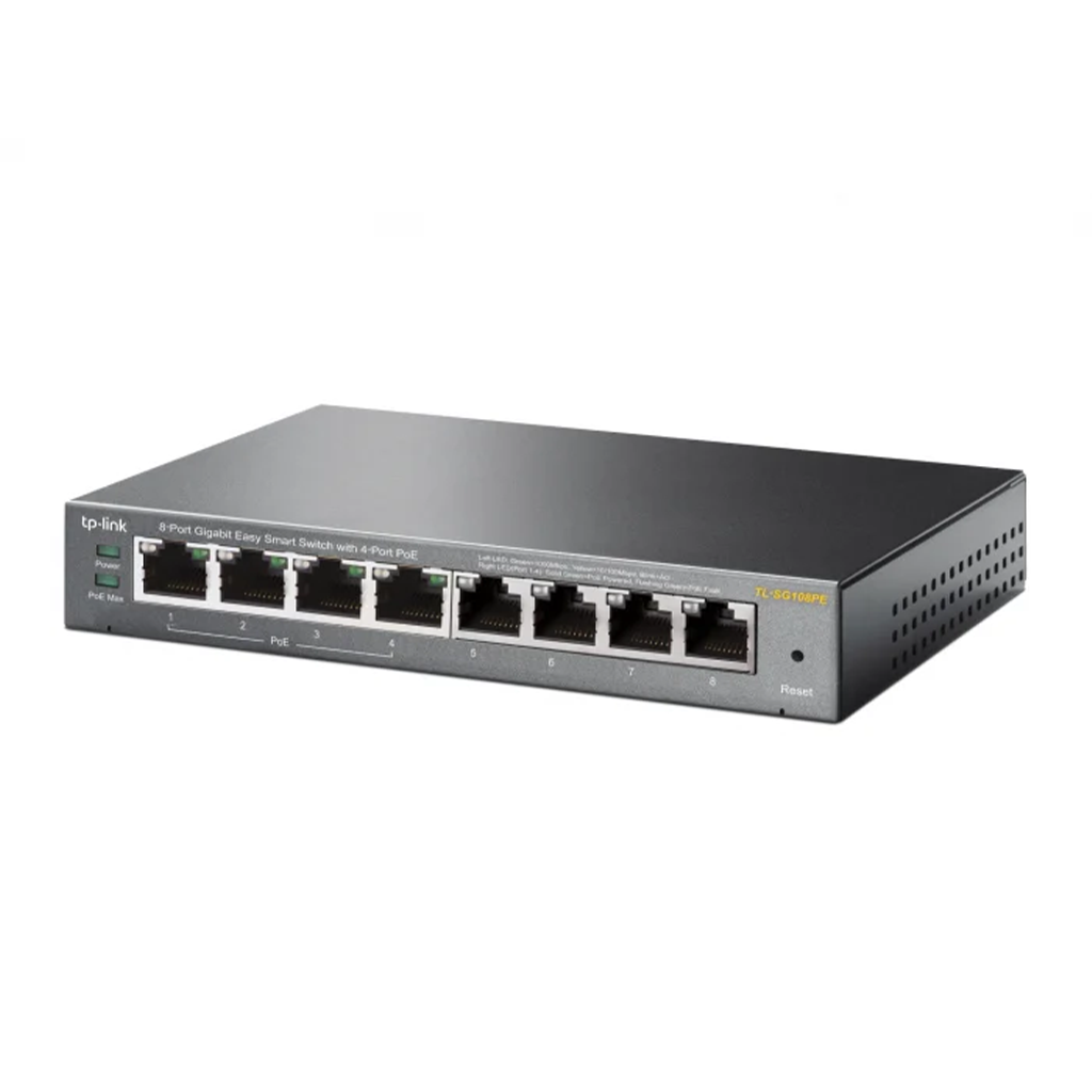 Switch cu 8 porturi TP-Link Omada TL-SG108PE