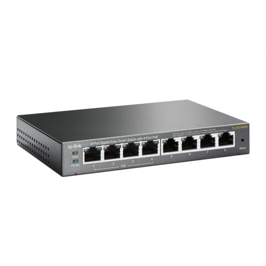 Switch cu 8 porturi TP-Link Omada TL-SG108PE