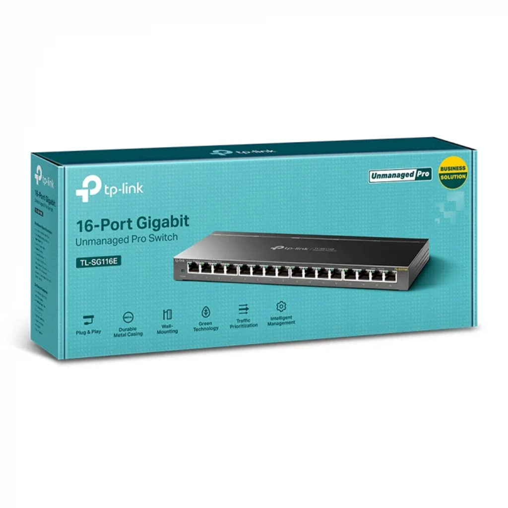 Switch fara management TP-Link TL-SG116E, 16 porturi