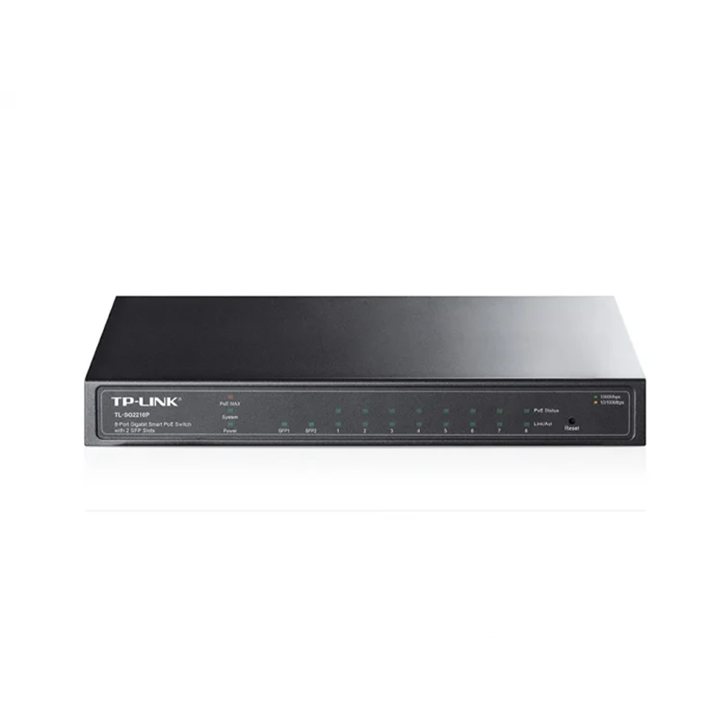 Switch JetStream cu Management TP-Link Omada TL-SG2210P, 8 porturi, POE