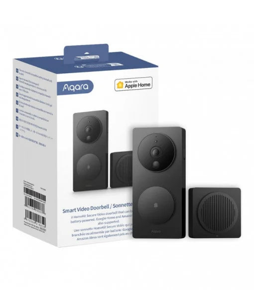 Videointerfon inteligent Aqara Doorbell G4, compatibil cu Apple Home, WiFi, 1080p