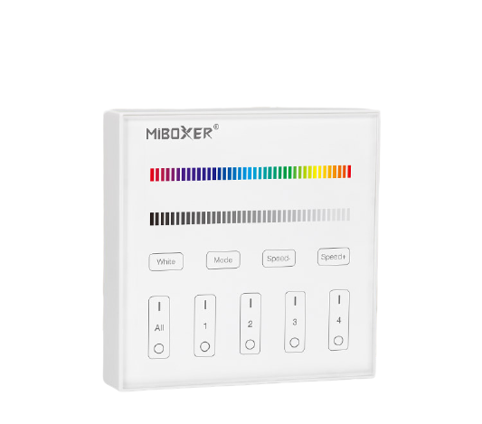 Telecomanda Panou 4 Zone RGB/RGBW MiBoxer B3 - hsmartro