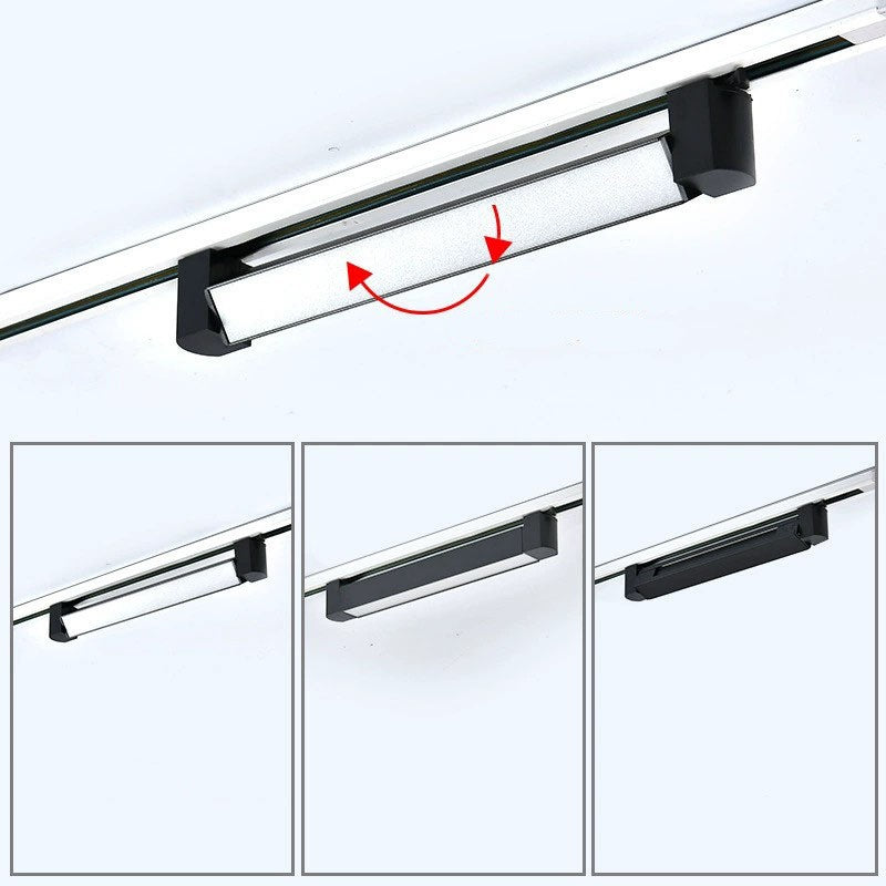 Proiector LED , Tip Banda, 10W, 4000K Lumina Neutra, Directionabil Pe Sina Monofazata, Negru