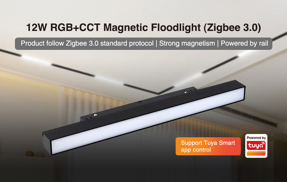 Proiector Magnetic 12W RGB+CCT Zigbee 3.0