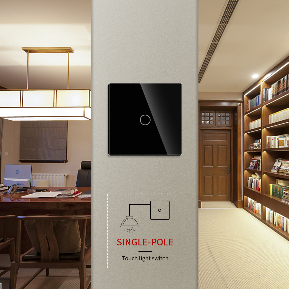 Întrerupător tactil simplu S1