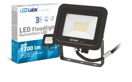 Proiector LED SLIM 3Y 20W Alb Natural IP65 - hsmartro