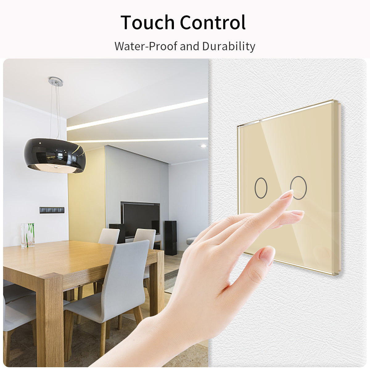 Întrerupător tactil dublu  S2