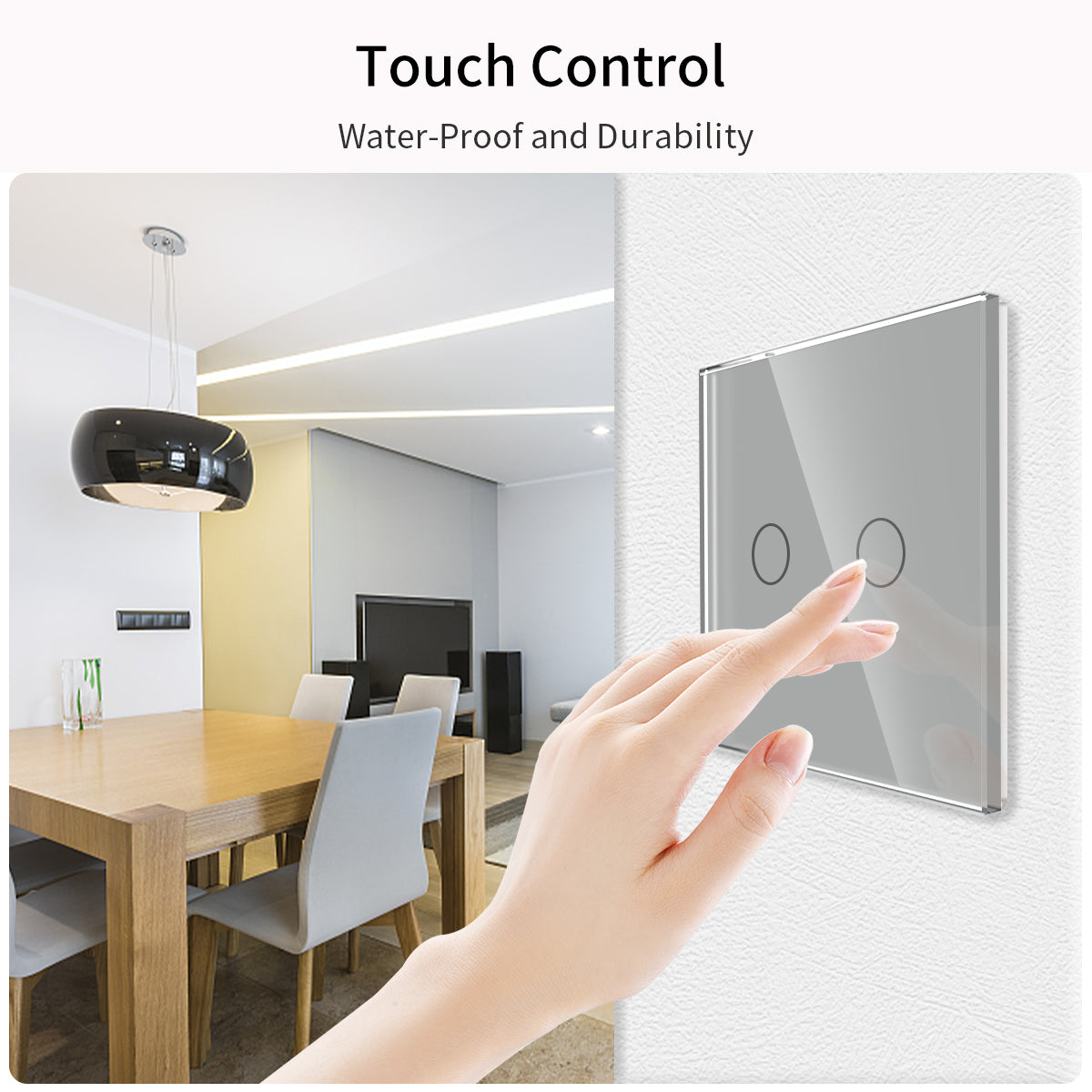 Întrerupător tactil dublu  S2