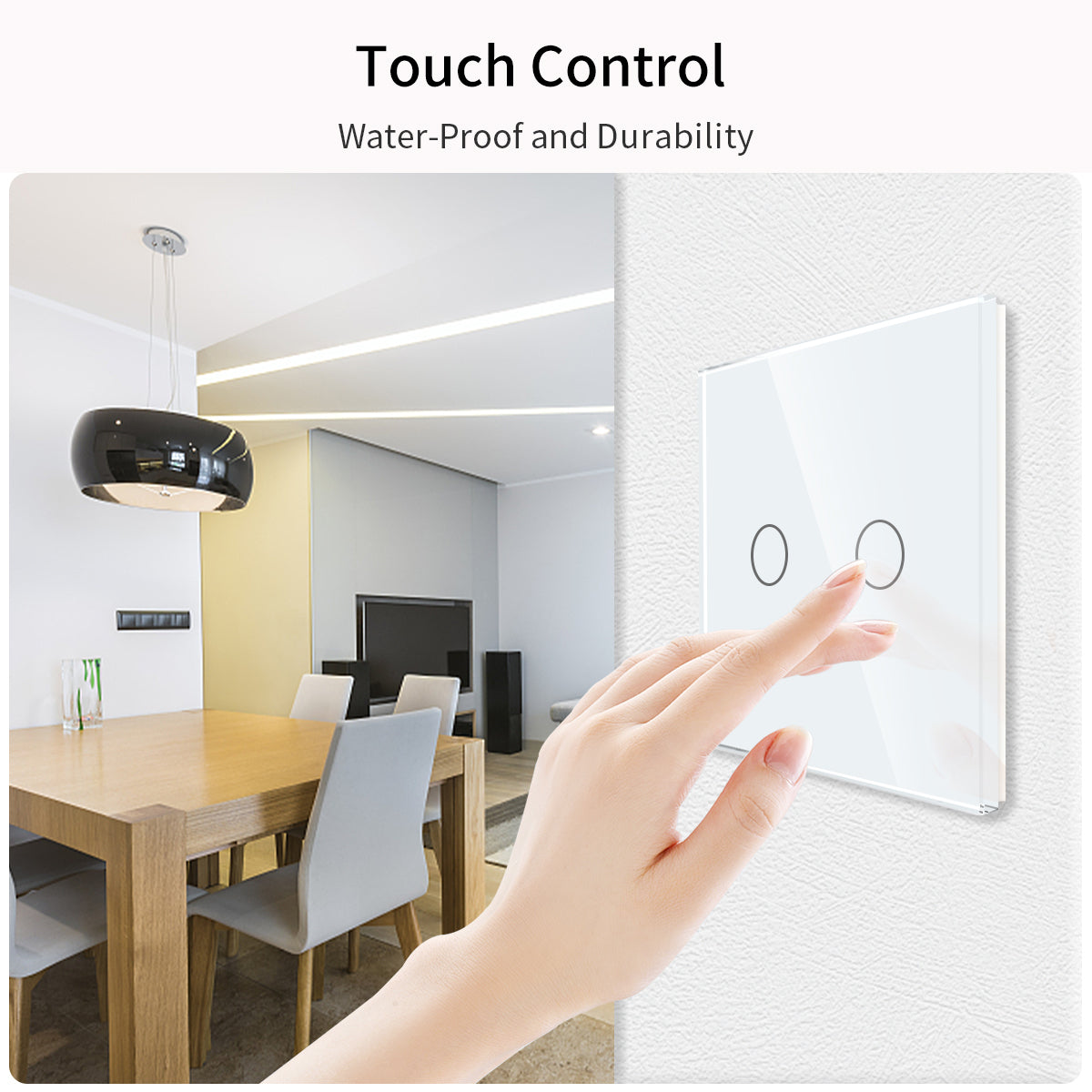 Întrerupător tactil dublu  S2