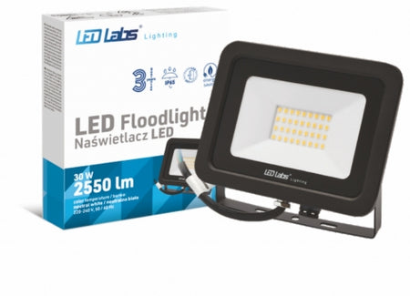 Proiector LED SLIM 3Y 30W Alb Natural IP65 - hsmartro