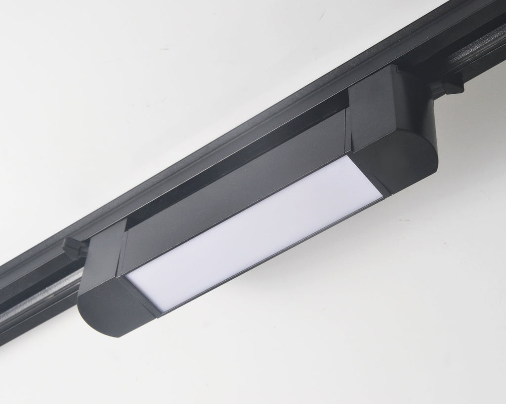 Proiector LED , Tip Banda, 10W, 4000K Lumina Neutra, Directionabil Pe Sina Monofazata, Negru