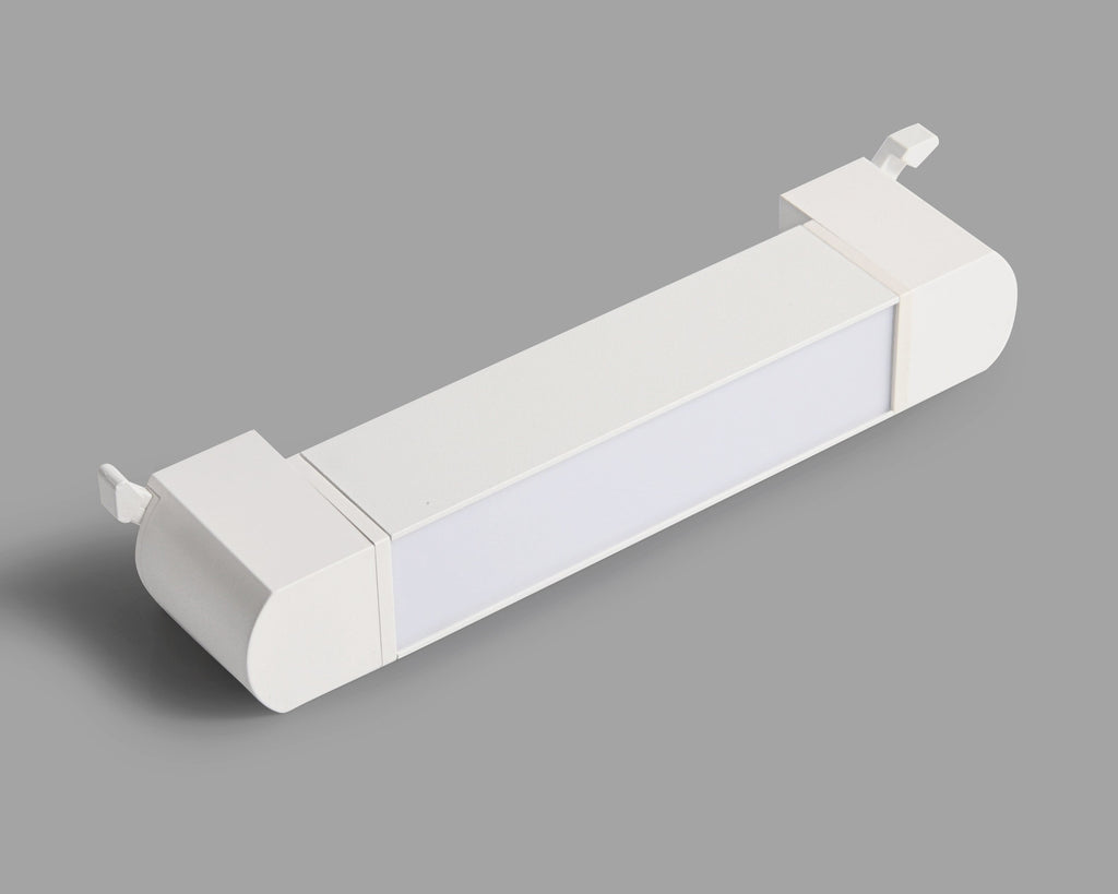 Proiector LED, Tip Banda, 30W, 4000K Lumina Neutra, Directionabil Pe Sina Monofazata, Alb