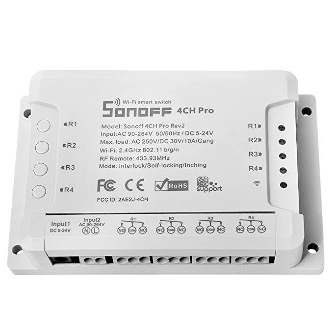 Sonoff 4CH PRO R2 - switch/ releu inteligent 4 canale WiFi si RF