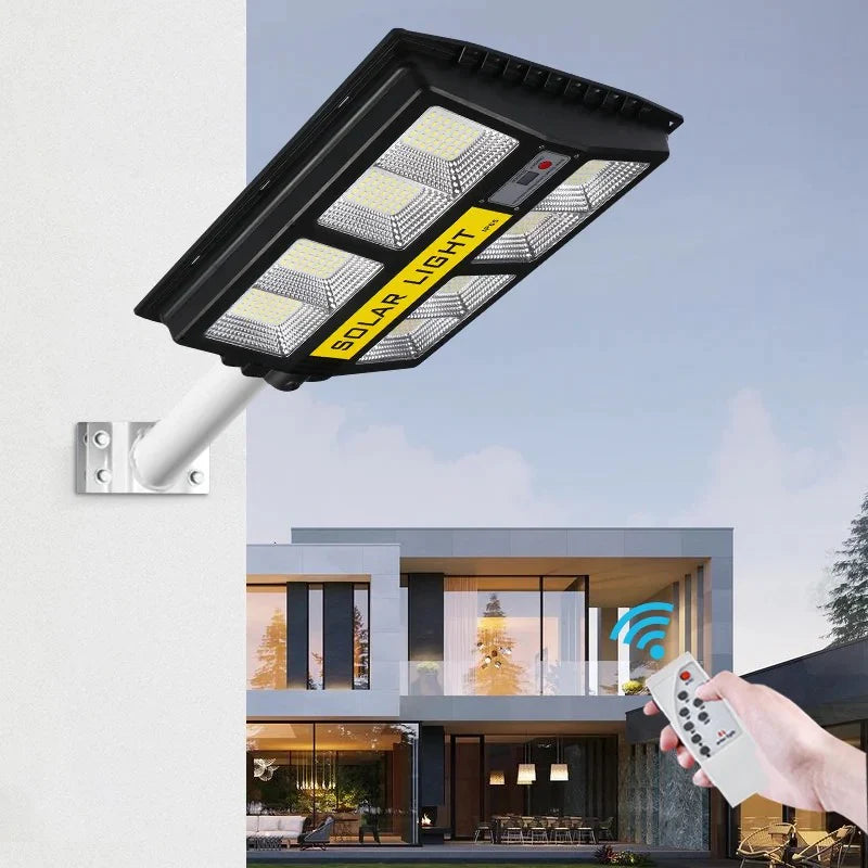Proiector LED, Cu Panou Solar, Rezistent La Apa IP65 200W, Cu Telecomanda