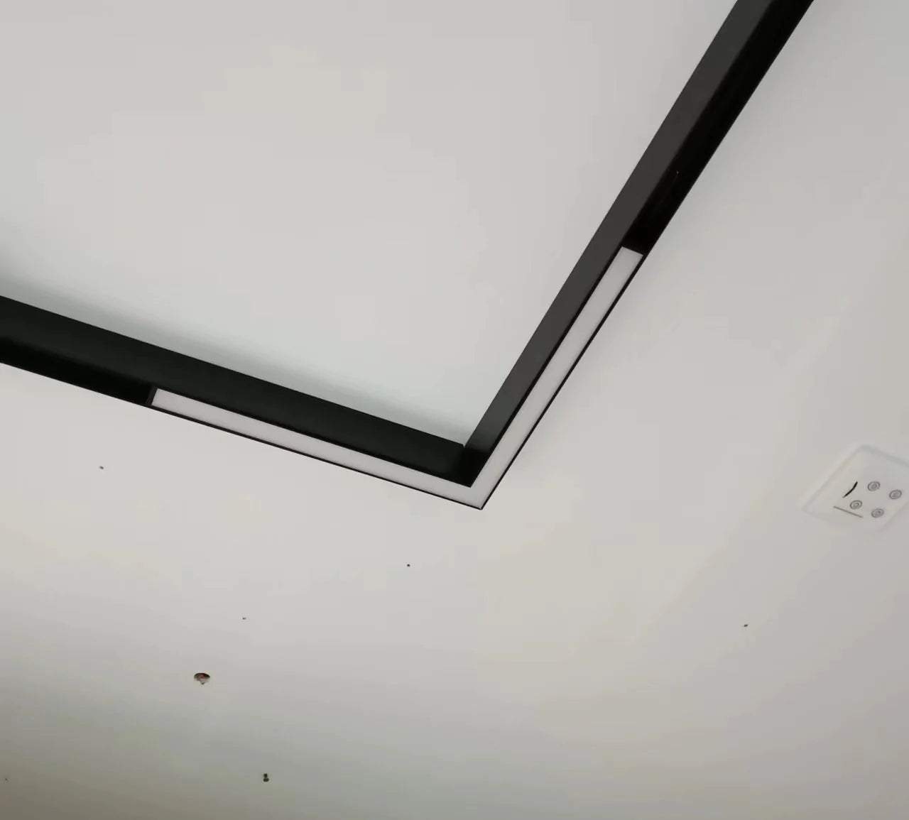 Colt LED Sina Magnetica, Lumina Neutra, Incastrata, 30W, Negru