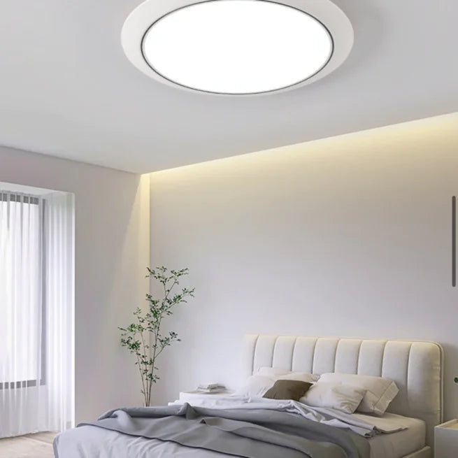 Plafoniere Led Cu Inducție/Control Sunet,24W,Auriu