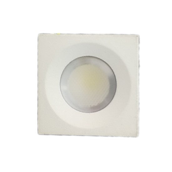 Spot LED Patrat pentru Mobila, 35x35mm, 3W, 4100K, lumina neutra