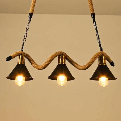 Pendul Rustic 3 socluri E27