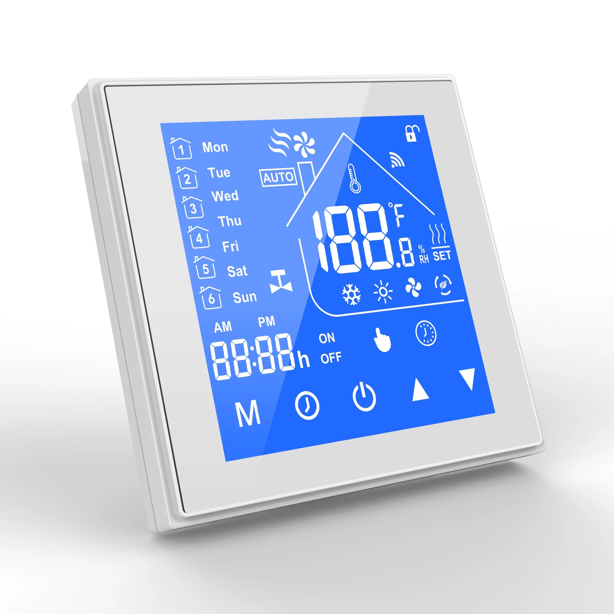 Termostat Smart WIFI SmartWise, Compatibil EWeLink, Tip A, Alb 5A