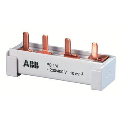ABB PS 4/30/16 H AFDD Șine de faze ,Bus Bar 4 faze, 30 de pini, 16 mm²
