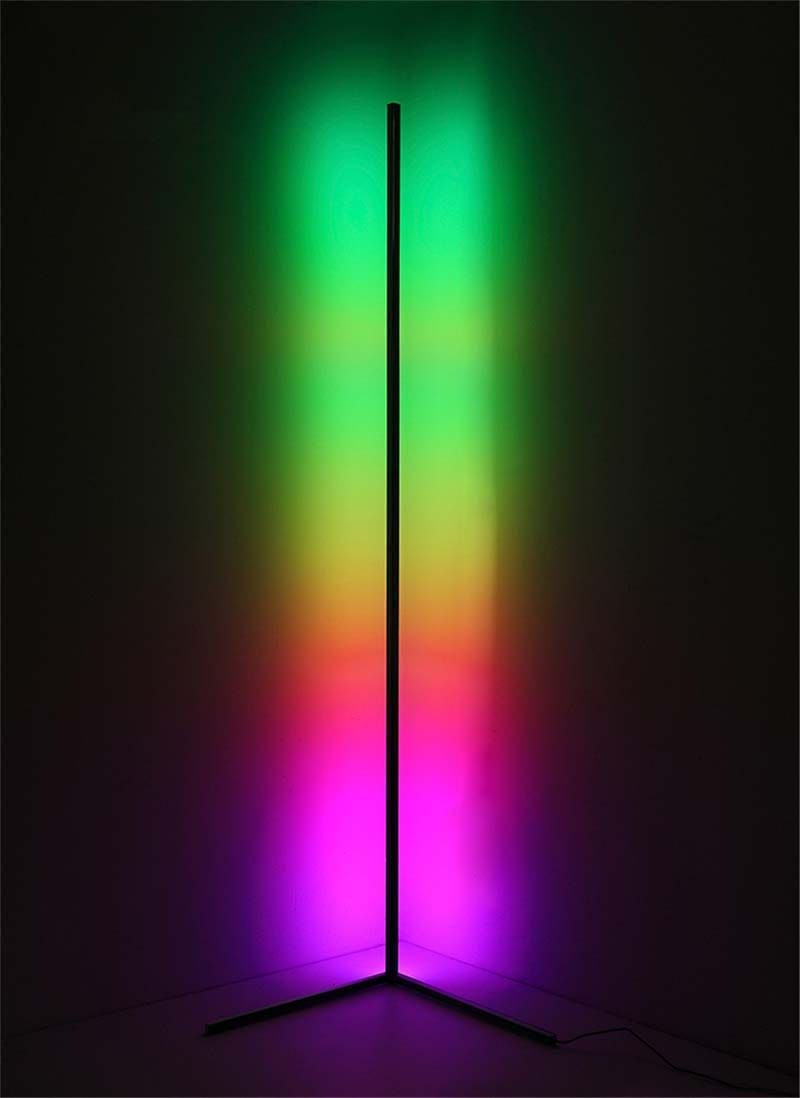 Lampadar Cu Telecomanda Si Lumini RGBW De Ritm Cu Activare Sonora (Vumetru Digital)