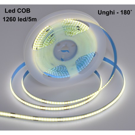 BANDA COB LED FLEXIBIL - 252LED/M - 14W/ML - ROLA/5M , ALB-RECE - hsmartro