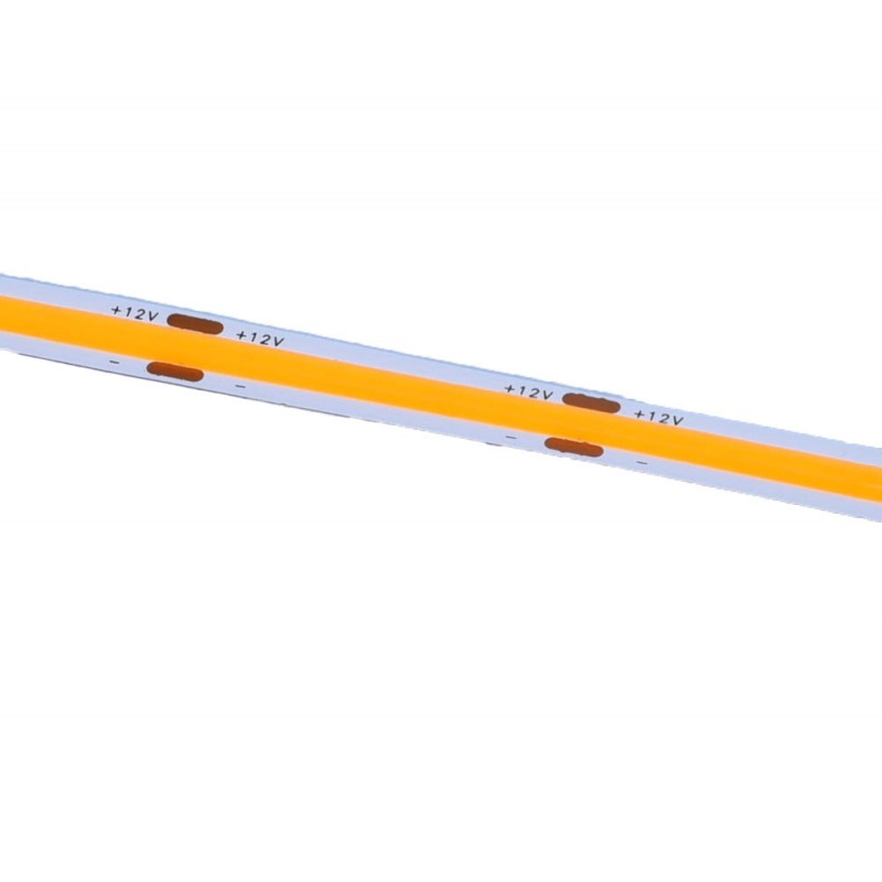 BANDA COB LED GALBEN - FLEXIBIL - 252LED/M - 12W/ML - ROLA/5M - hsmartro