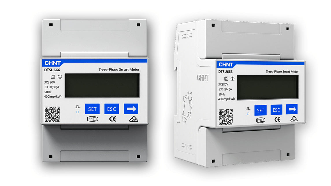 Chint DTSU666 Contor electronic trifazat 3×230/400v / 5(80)A / 4P