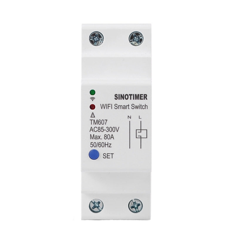 COMUTATOR TEMPORIZAT DIGITAL MONOFAZAT WIFI, SINOTIMER TM607