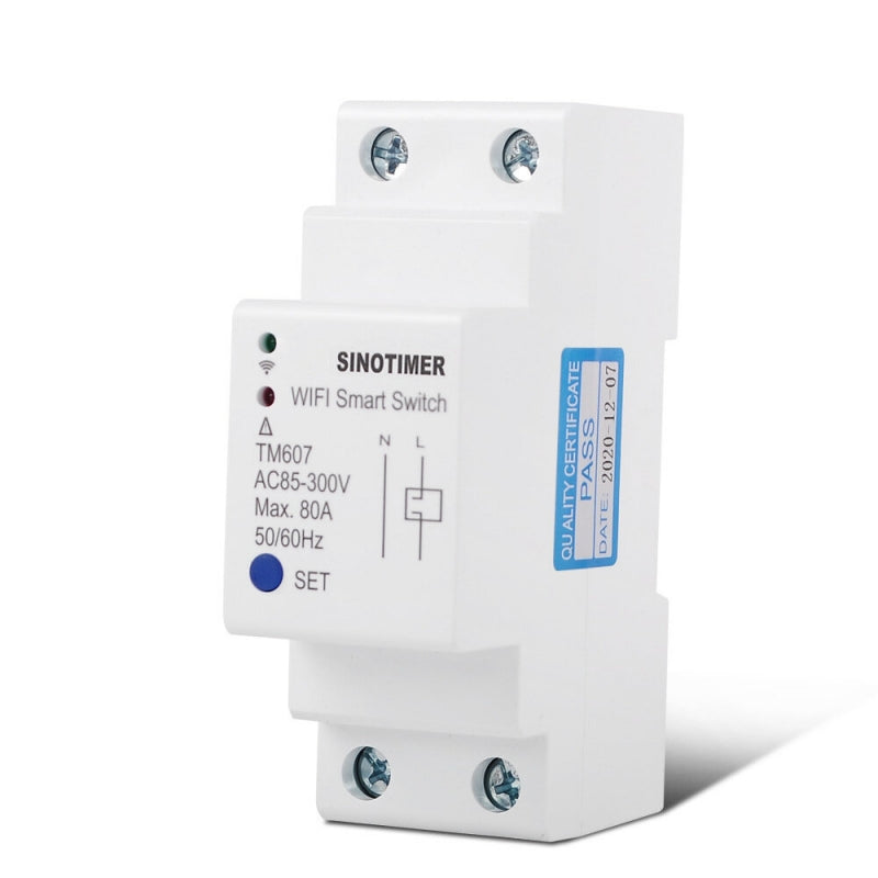 COMUTATOR TEMPORIZAT DIGITAL MONOFAZAT WIFI, SINOTIMER TM607