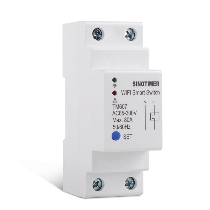 COMUTATOR TEMPORIZAT DIGITAL MONOFAZAT WIFI, SINOTIMER TM607