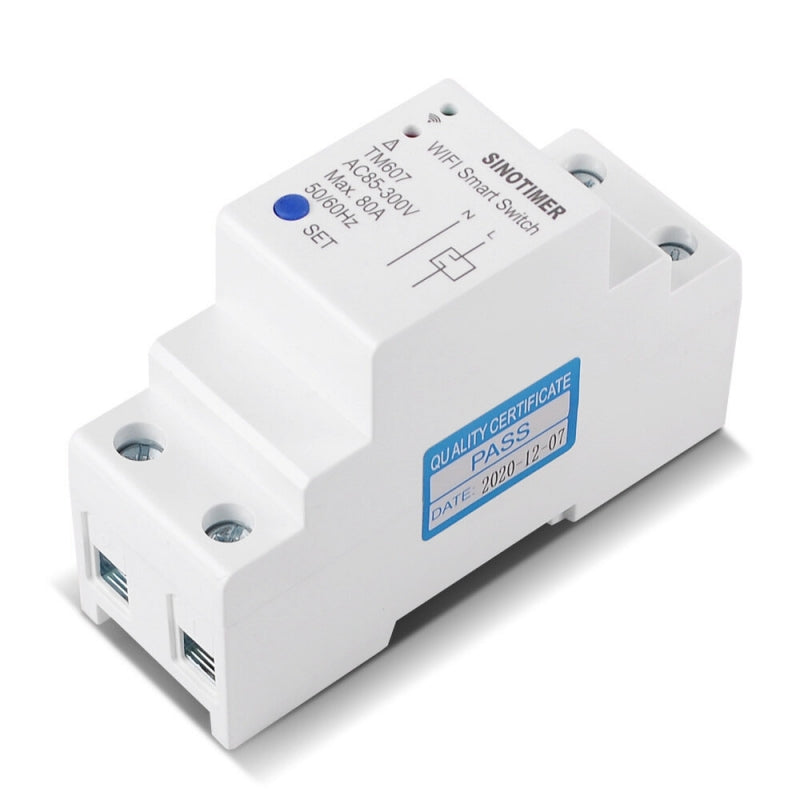 COMUTATOR TEMPORIZAT DIGITAL MONOFAZAT WIFI, SINOTIMER TM607