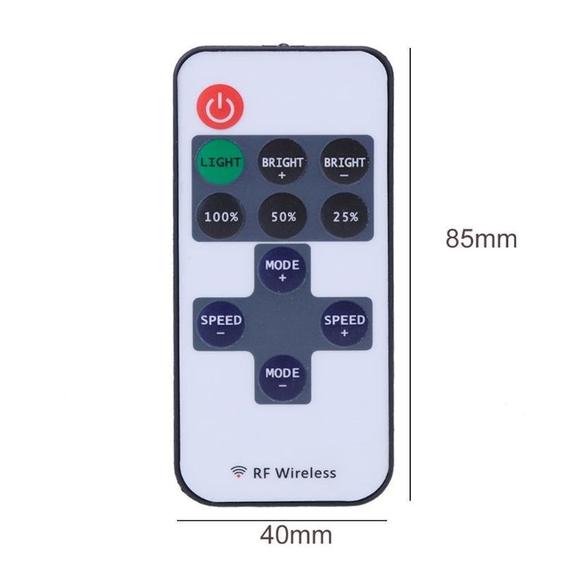 CONTROLER BANDA LED MONOCOLORA, RF WIRELESS 11TASTE