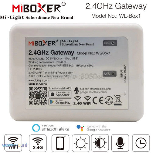 Gateway MiBoxer Smart Wi-Fi,App Control