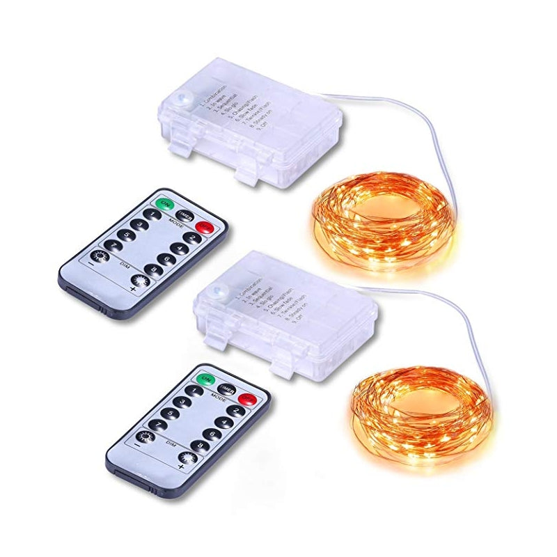 GHIRLANDA INSTALATIE LUMINOASA, 10M, 100 LEDURI, WATERPROOF, 8 MODURI DE LUMINA CU TELECOMANDA