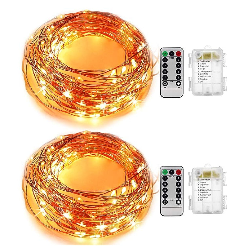 GHIRLANDA INSTALATIE LUMINOASA, 10M, 100 LEDURI, WATERPROOF, 8 MODURI DE LUMINA CU TELECOMANDA