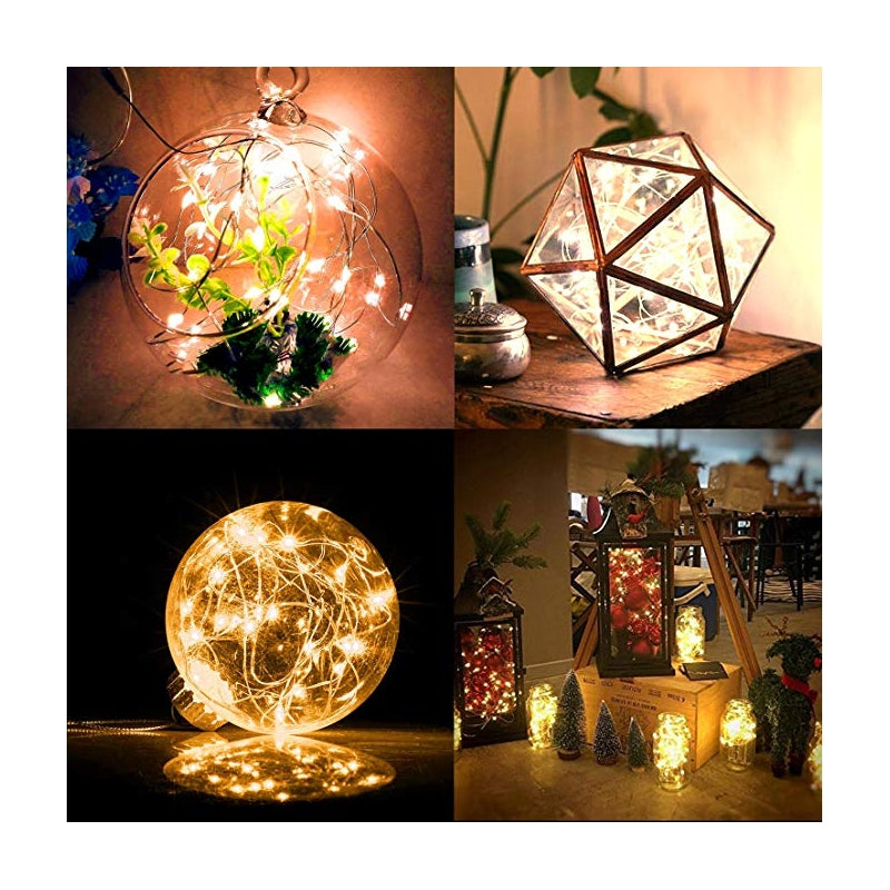 GHIRLANDA INSTALATIE LUMINOASA, 10M, 100 LEDURI, WATERPROOF, 8 MODURI DE LUMINA CU TELECOMANDA