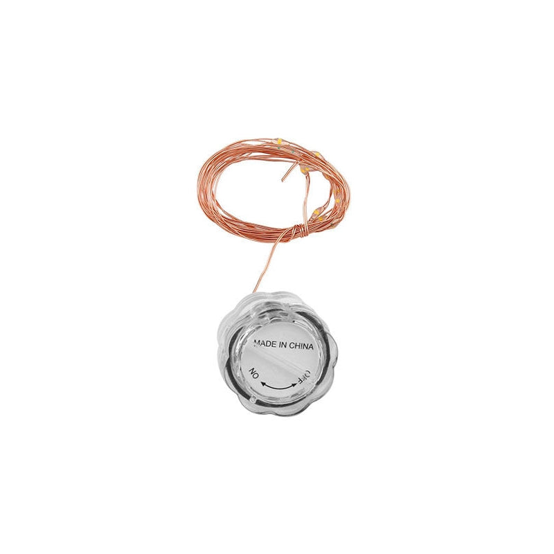 INSTALATIE LUMINOASA DE CRACIUN, 2M, 20 DE LEDURI, BATERII DE TIP CR2032