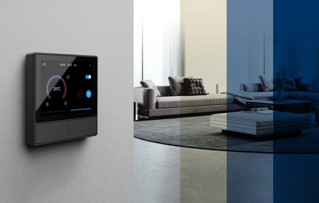 Intrerupator Smart cu touch si functie termostat Sonoff NS Panel