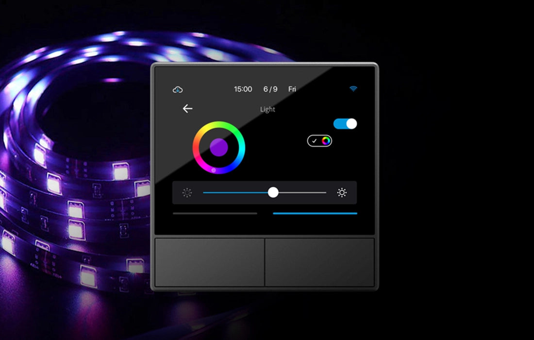 Intrerupator Smart cu touch si functie termostat Sonoff NS Panel