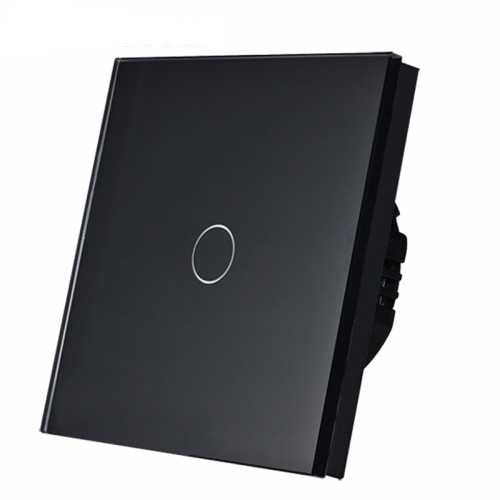 EMITATOR RF433 TOUCH SIMPLU 230V CU PANOU STICLA (PENTRU CAP-SCARA/ CRUCE WIFI+RF)