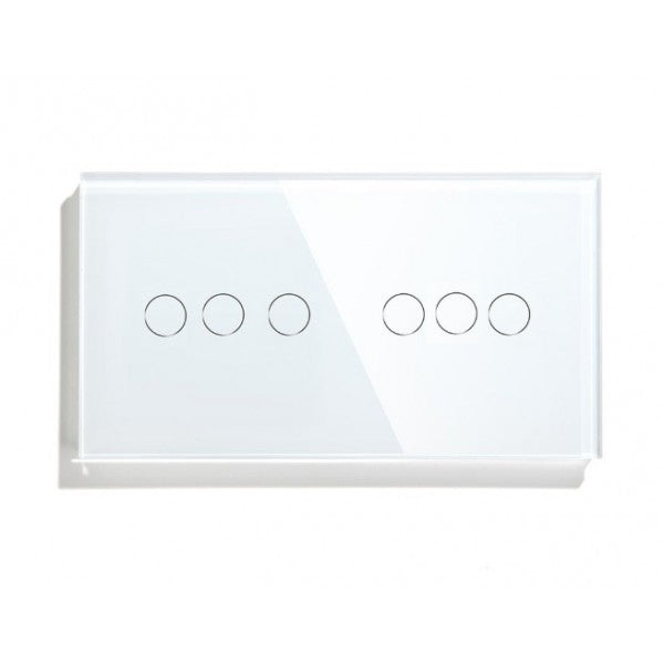 Întrerupător tactil triplu+triplu - hsmartro