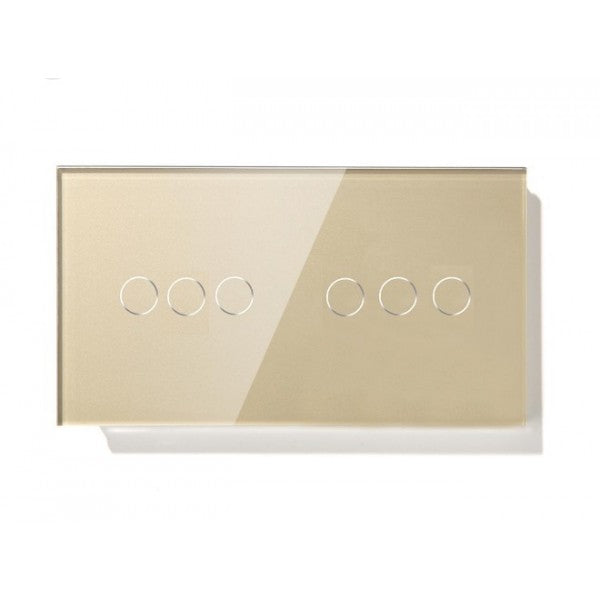 Întrerupător tactil triplu+triplu - hsmartro