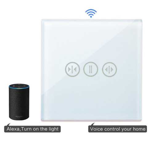INTRERUPATOR TOUCH DIN STICLA ACTIONARE JALUZELE WIFI
